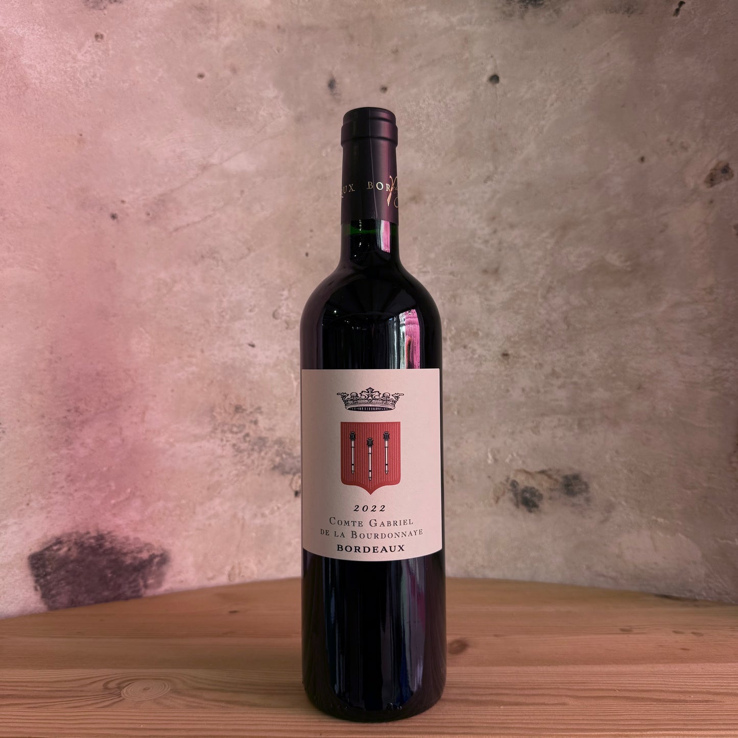 Comte Gabriel de La Bourdonnaye, Bordeaux 2022, Merlot