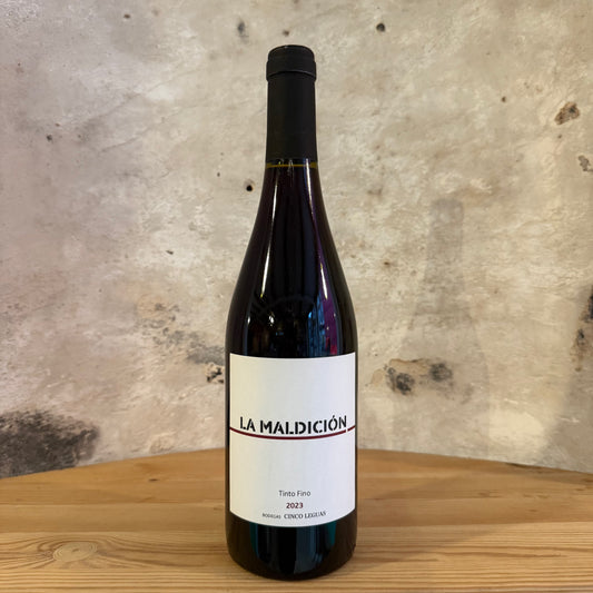 La Maldición, Tinto Fino 2023, Bodegas Cinco Leguas